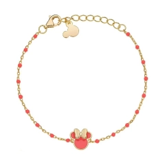 Disney Bracciale bambina Disney Minnie Mouse rosso  BS00077YL