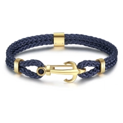 Brosway Bracciale MARINE in acciaio 316L e nylon blu 215mm BRN24B