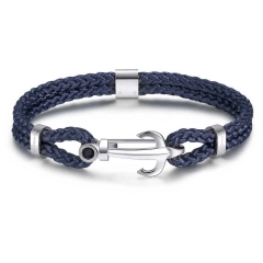 Brosway Bracciale MARINE in acciaio 316L e nylon blu 195mm BRN23A