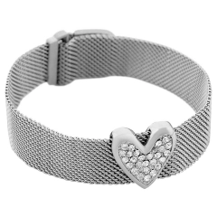 Liu-jo Bracciale Liu Jo in acciaio silver con cuore LJ1866