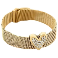 Liu-jo Bracciale Liu Jo in acciaio con cuore e cristalli LJ1868