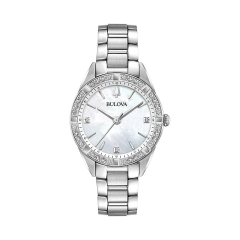 Bulova Orologio solo tempo donna Bulova Diamonds 96R228