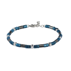 Sognami Bracciale Sognami Uomo in acciaio ed ematite SUBR027