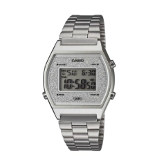 Casio Orologio Casio Vintage in acciaio silver brill B640WDG-7EF