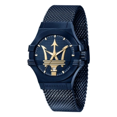 Maserati Orologio solo tempo uomo Maserati Blue Edition R8853108008