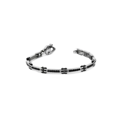 Aragonesi BINARIO BRACCIALE C/P ACCIAIO SS BR0101