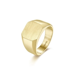 Brosway Anello INK in acciaio e pvd oro BIK32B