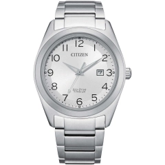 Citizen Orologio analogico EcoDrive SuperTitanio silver AW1640-83A