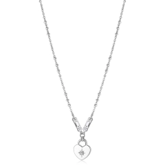 Brosway Collana Brosway Chakra in acciaio316L con cuore BHKN074