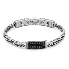 Brosway Bracciale Brosway Naxos a catena in acciaio silver BNX14