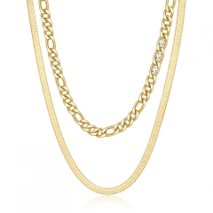 Brosway Collana Brosway in acciaio316L gold con cristalli BYM108