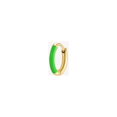 Brosway Orecchino Brosway in acciaio316L e smalto verde BYM119