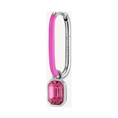 Brosway Orecchino Brosway in acciaio316L e smalto fucsia BYM128