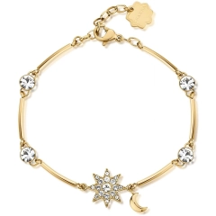 Brosway Bracciale Brosway in acciaio316L gold con stella BHKB124