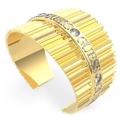 Guess Bracciale rigido Guess in acciaio dorato JUBB70/013JW