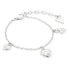 Guess Bracciale cuore Guess in acciaio JUBB70/037JW