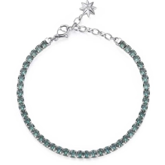 Brosway Bracciale stella Brosway acciaio con spin. verdi BEI053