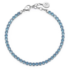 Brosway Bracciale Brosway acciaio con spin. blu BEI054