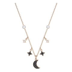 Swarovski collana donna gioielli Swarovski Duo Moon 5429737