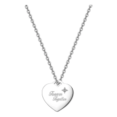 S'agapò Collana Con Cuore Da Donna In Acciaio Di Sagapò Be My Always SBM04