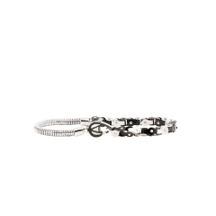 Aragonesi Bracciale Cordoba in acciaio 316L silver BR2302