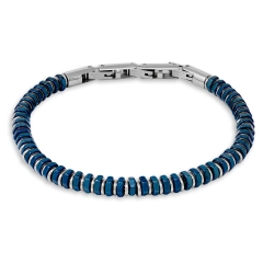 Sognami Uomo Bracciale pietre blu in acciaio Sognami Uomo BR3318