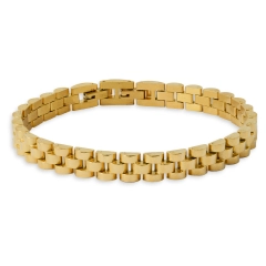 Sognami Bracciale da uomo a catena in acciaio gold Sognami BR4781