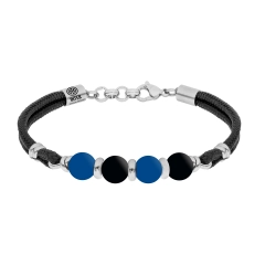 Lowell Bracciale uomo Lowell Gioielli Squadre Inter B-IB006UPB