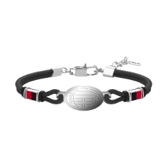 Lowell Bracciale uomo Lowell Gioielli Squadre Milan B-MB004UCS