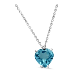 Eureka Future Diamonds Collana oro 9Kt con cuore lab grown diamond Eureka GIR006AM-9K/0