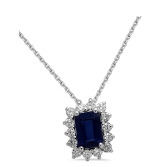 Eureka Future Diamonds Collana girocollo zaffiro Eureka GIR002Z-9K/G2