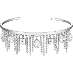 Brosway Bracciale Brosway Rain in acciaio316L e cristalli BNR15