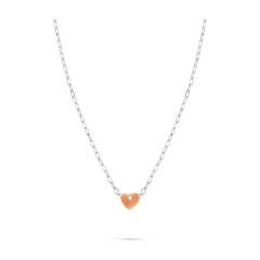 Ops Collana Ops in acciaio silver con cuore OPSCL-780