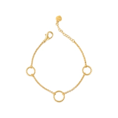 Ops Bracciale Ops in ottone placcato in Oro24K OPS-LUX217BR