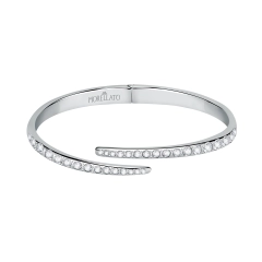 Morellato Bracciale bangle Morellato in acciaio e cristalli SAUZ36