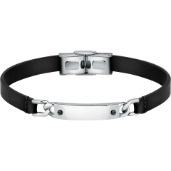 Morellato Bracciale Morellato in pelle e acciaio SQH44