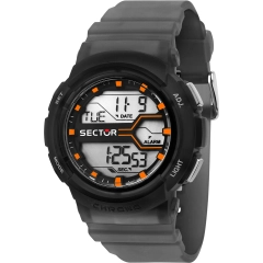 Sector Orologio Sector Digitale in acciaio e silicone R3251547001