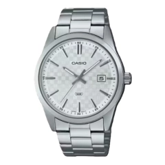 Casio CASIO DATE CARBON LOOK DIAL -Silver