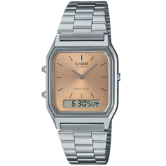 Casio Collection & Vintage CASIO VINTAGE Mod. EDGY COLLECTION SUNRAY DIAL - PINK COPPER