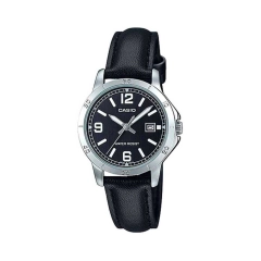 Casio CASIO COLLECTION Mod. LADY DATE, LEATHER - BLACK