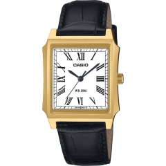 Casio CASIO COLLECTION Mod. TANK - GOLD, LEATHER
