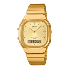 Casio CASIO VINTAGE Mod. EDGY ROUNDED SQUARE - GOLD