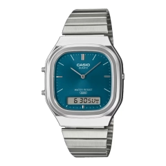 Casio CASIO VINTAGE Mod. EDGY ROUNDED SQUARE - TEAL