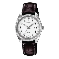 Casio CASIO COLLECTION Mod. LADY DATE - LEATHER, WHITE