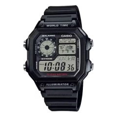 Casio CASIO Mod. WORLD TIME ILLUMINATOR - 5 Alarms. 10 Year battery