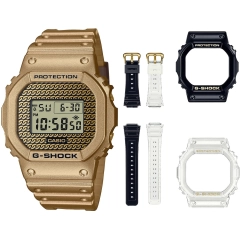 Casio CASIO G-SHOCK Mod. THE ORIGIN - GOLD CHAIN Limited Edt. Special Pack + 2 Extra straps + 2 Extra Bezels