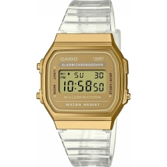 Casio Collection & Vintage CASIO Mod. VINTAGE COLLECTION - TRANSPARENT BAND - Gold