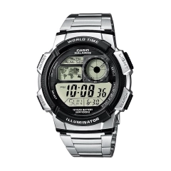 Casio CASIO Mod. WORLD TIME ILLUMINATOR - 5 Alarms. 10 Year battery