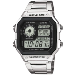 Casio CASIO ILLUMINATOR WORLDTIME - Orologio Multifunzionale da Uomo