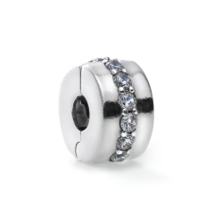 Pandora PANDORA CHARMS Mod. CLEAR SPARKLING ROW CLIP